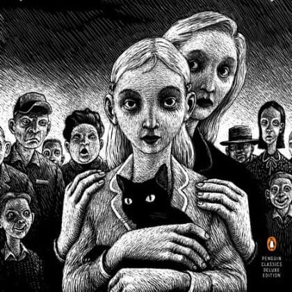 Ghostly looking girls