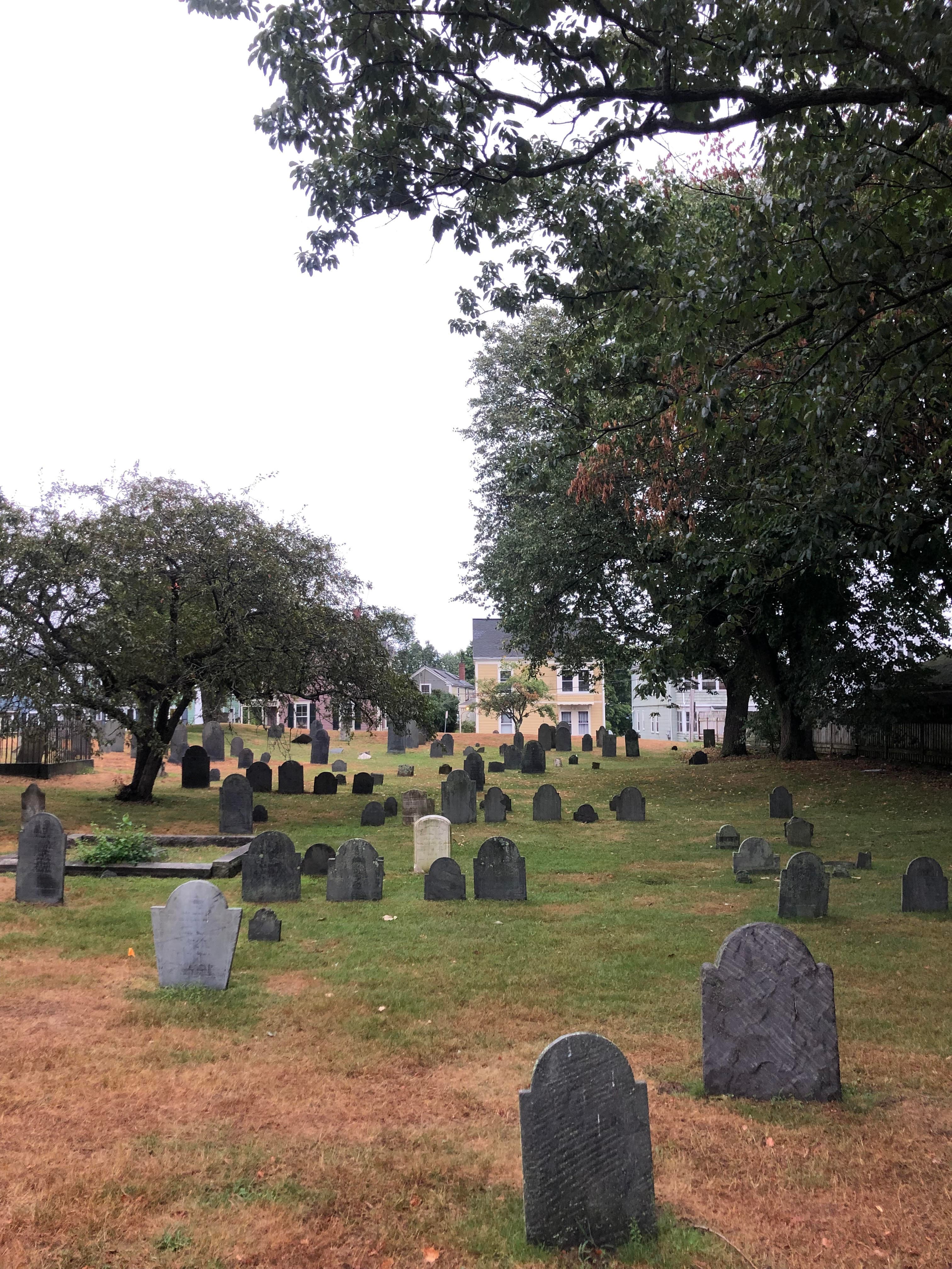The burial ground cemetery