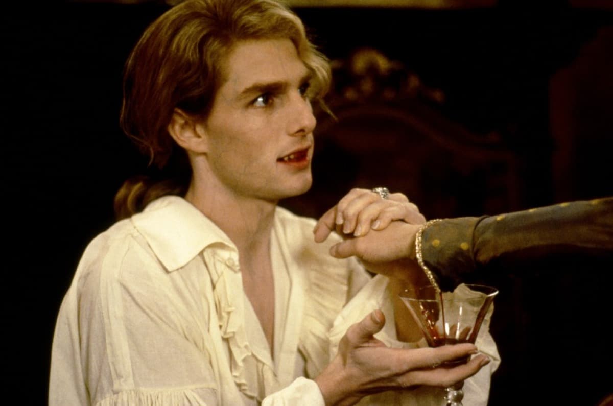 Lestat drinking someone's blood