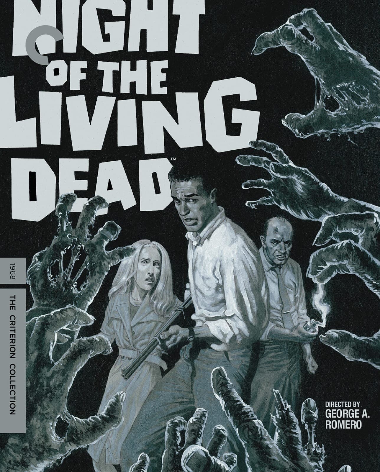 The movie poster for night of the living dead